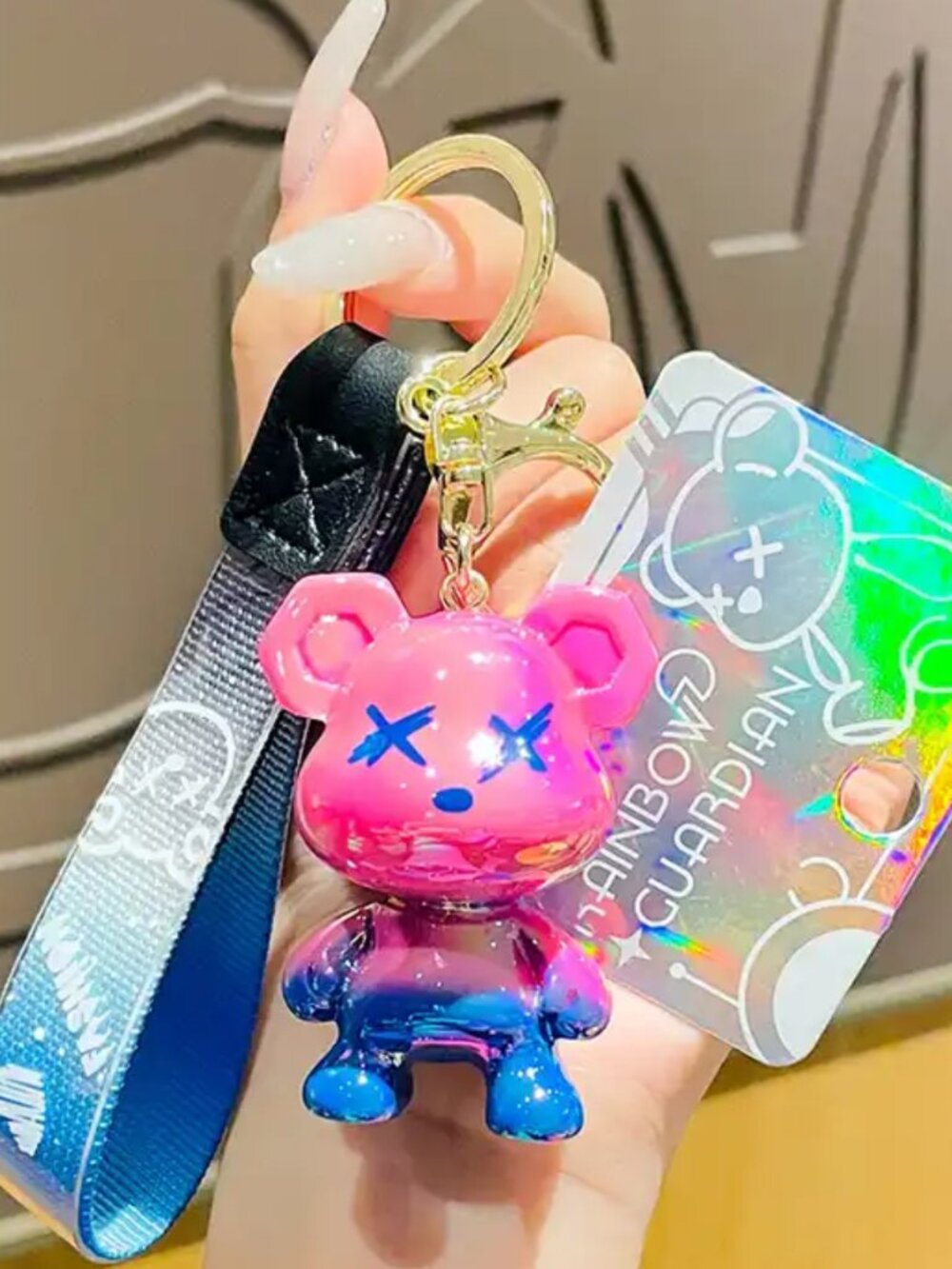 Shiny Bear Color Keychain B2 - Picture 5 of 8
